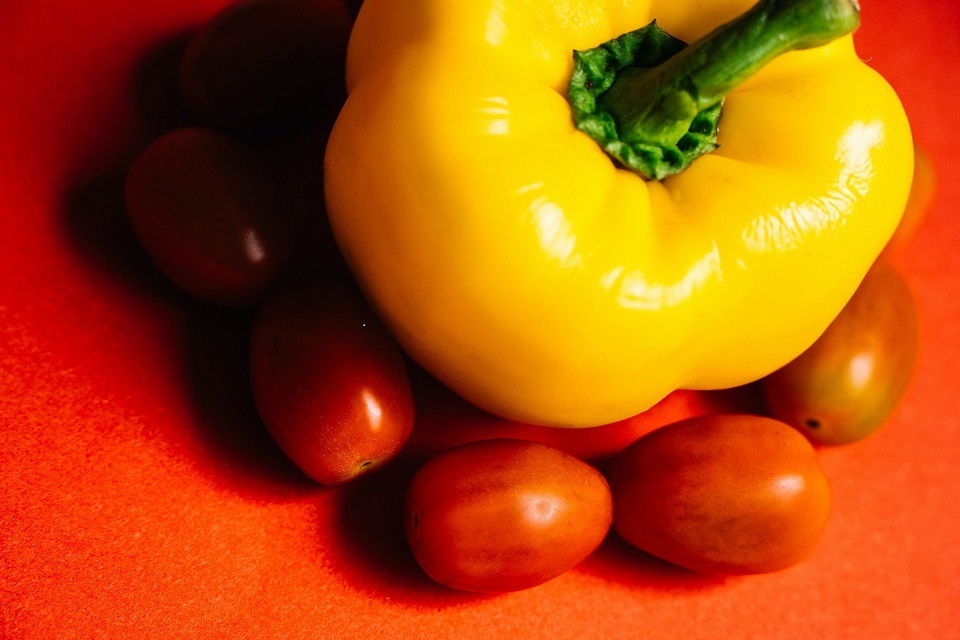  Tomatoes and Peppers Together 