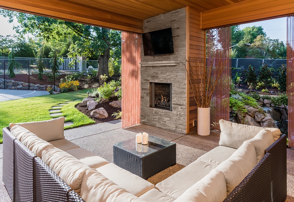 1. Outdoor fireplaces ideas