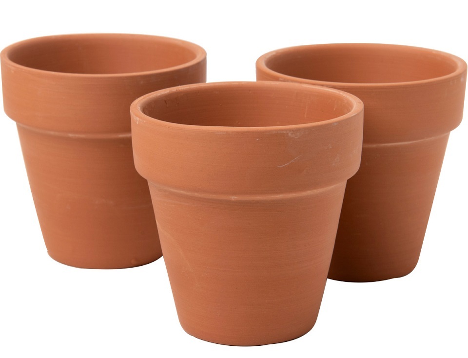 Standart cylinder of Terra cotta planter